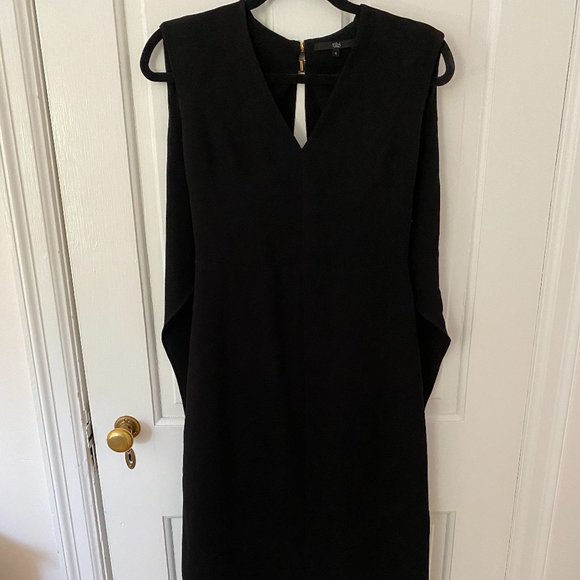Tibi Black Midi Dress - Picture 1 of 4